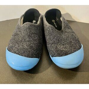 Mahabis Classic Gray Felt Shearling Detachable Slippers Womens Size EU 38
